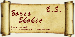 Boris Skokić vizit kartica